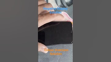 Negative Display Problem Solve | Colour Inversion | the Saif tech