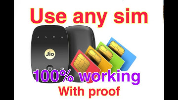 How to use any sim in jiofi #Any sim in jiofi