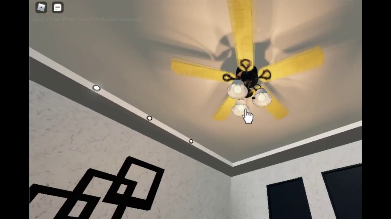 Roblox 52 Hunter Jamestown Ceiling Fan Youtube - ceiling fan display roblox