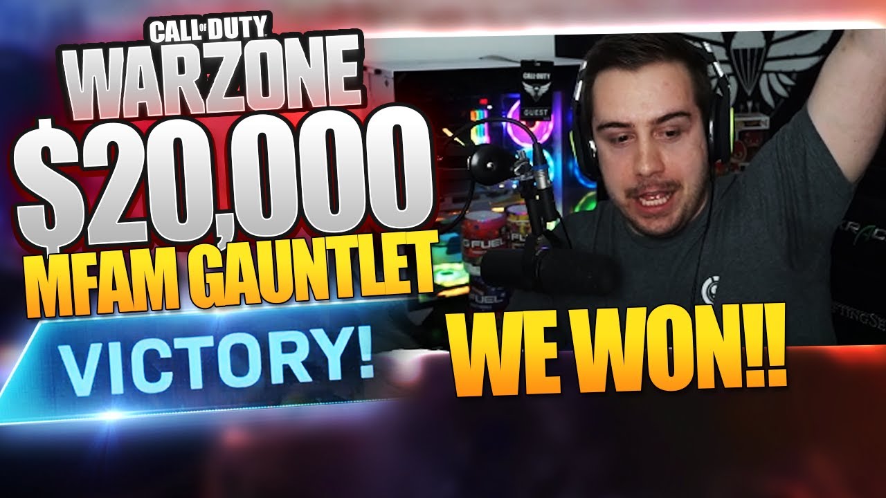 HOW WE WON THE $20,000 MFAM GAUNTLET TOURNEY!! CoD Warzone - YouTube