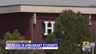 Harrison School District 2 says they are feeling strain due to influx of immigrant students