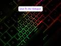 Turn Your PC into a WiFi Hotspot in Seconds! 🔥 (No App Needed) #wifihotspot #WiFiFromPC #pchotspot