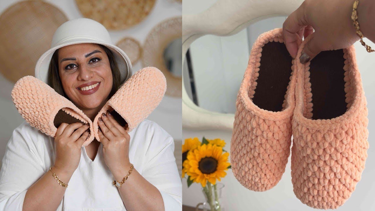 آموزش بافت اسلیپر مخملی