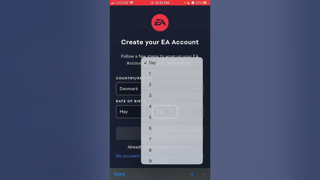 How to LOG IN with EA ACCOUNT to FIFA FUT 22 COMPANION APP? 