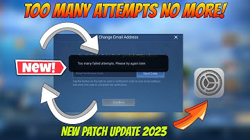 HOW TO FIX TOO MANY ATTEMPTS IN MOBILE LEGENDS 2023