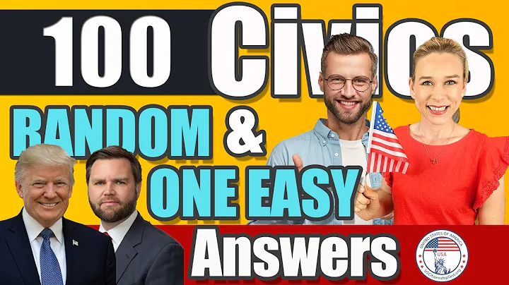 100 civics questions ONE EASY answers US naturalization test | 2008 Civics Test Officer Mike