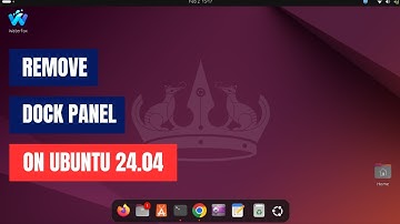 How to Remove Dock Panel on Ubuntu 24.04