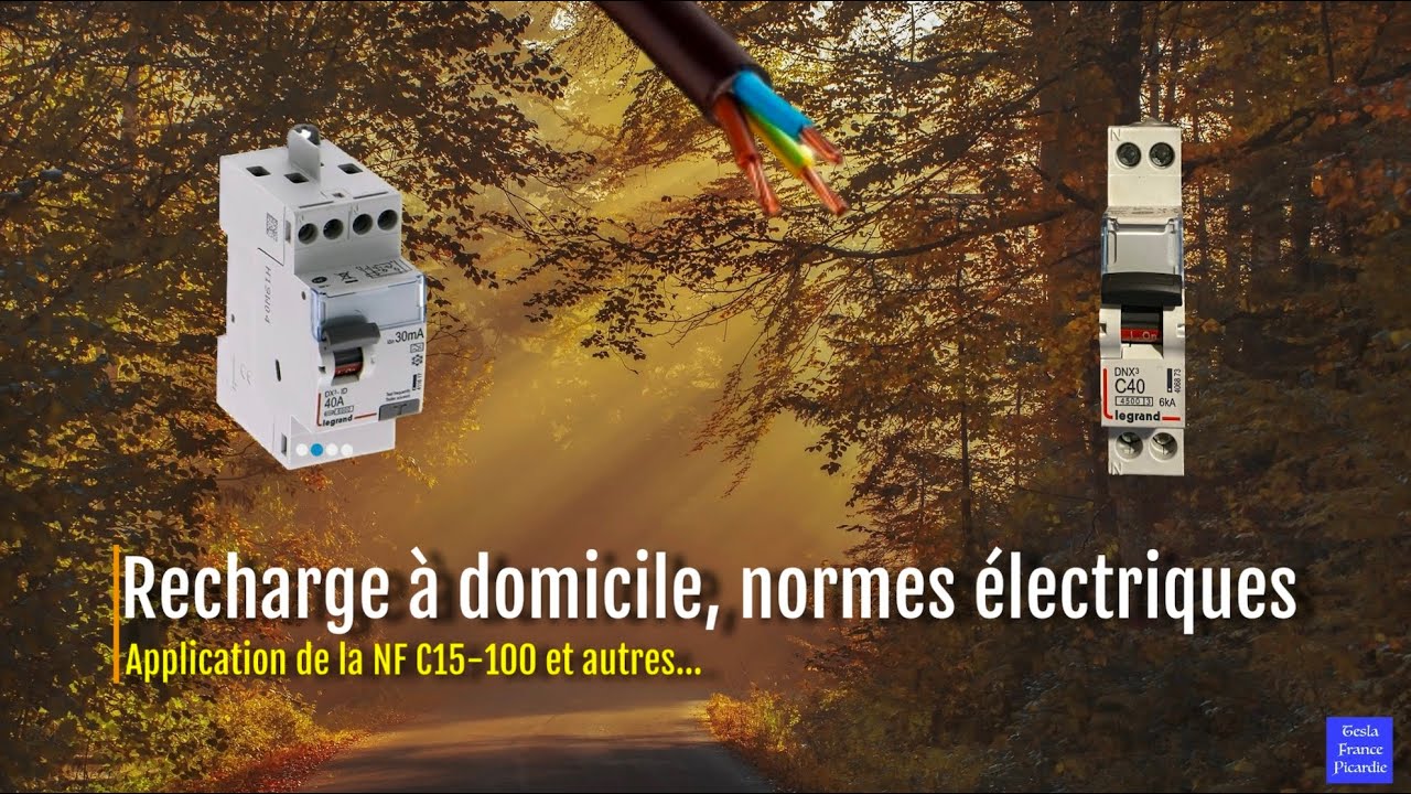 Recharge  domicile normes lectriques   Tesla France Picardie