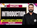 Maths 01 | Introduction | NATA 2027