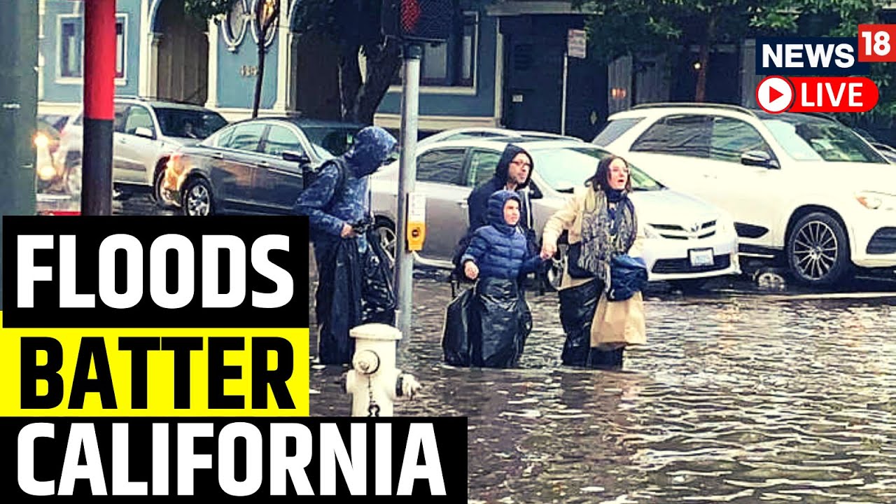 Storm Causes Flooding & Landslides Across California California Flood 2022 US News News18