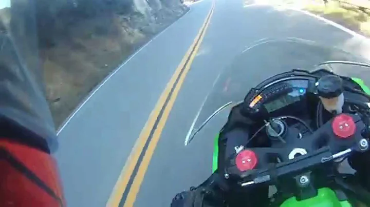 Kawasaki Ninja ZX10R Review traction control Level 2 up the Snake