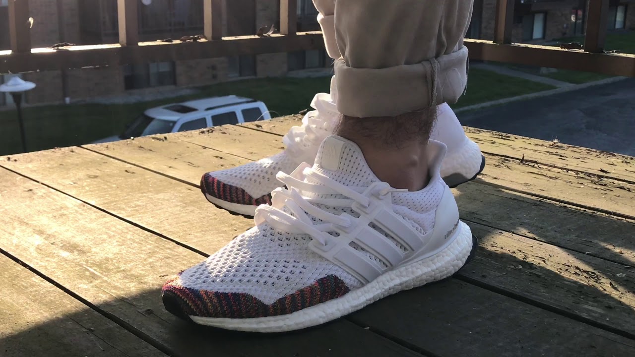 ultra boost 1.0 multicolor white