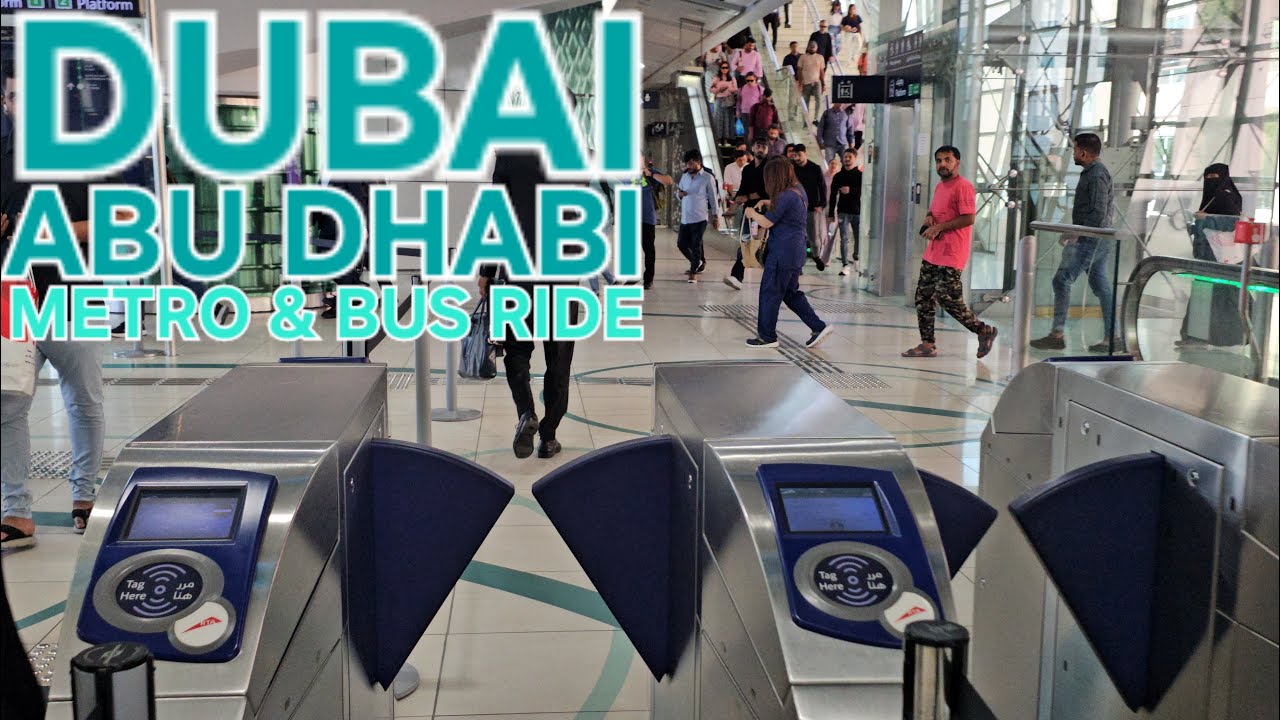 DUBAI to ABU DHABI UAE Public Transport - Dubai to Abu Dhabi Bus Ride (2.28.25: 4K-UHD)