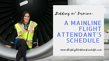 Do flight attendants make their own schedule?