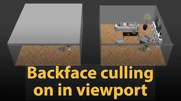 Backface culling on in viewport | 3dsMax Tips & Tricks