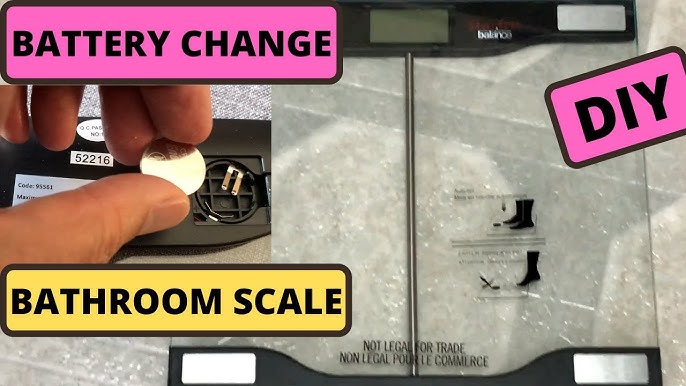 Digital Omron Weigh Scale - How to Change Battery 