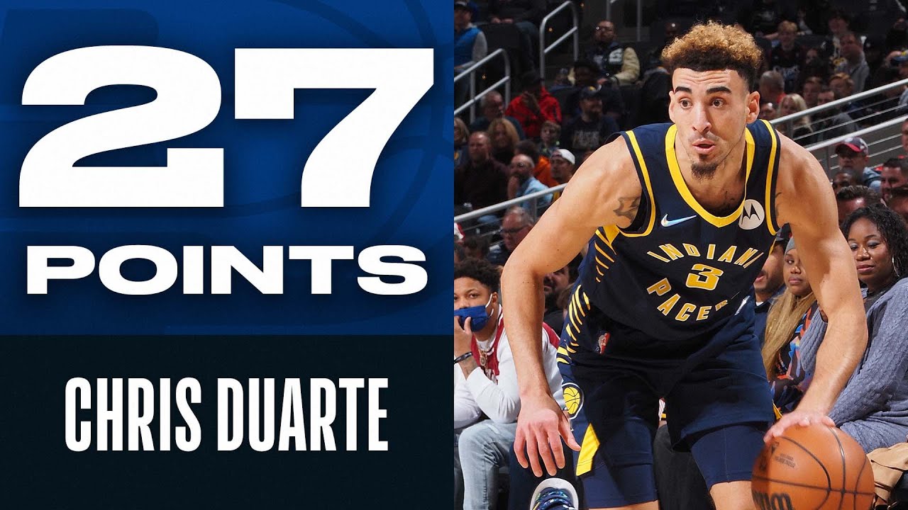 Duarte sets new Pacers rookie debut scoring record w/ 27 PTS Subscribe to the NBA: https://on.nba.com/2JX5gSNFull Game Highlights Playlist: https://on.nba.co...