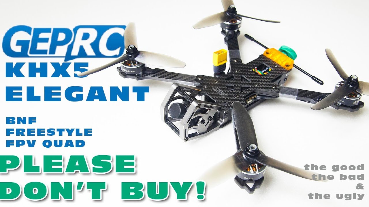 GepRC KHX5 Elegant - BNF Freestyle Quad - FINAL REVIEW - YouTube