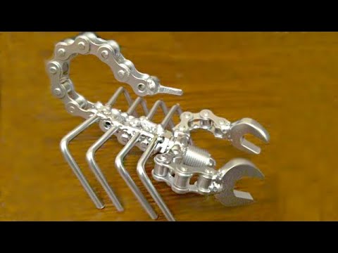 80 interesting crafts that can be made from bolts, nuts and old things! The idea of recycling!