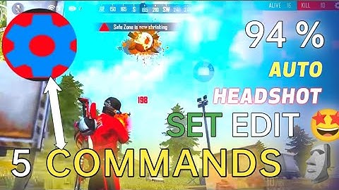 Top 5 Set Edit Commands for Smooth Easy Headshots 🔥