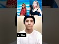 V choose lisa to make jks jealous  taerose liskook rose lisa jk btsv bts blackpink vrose