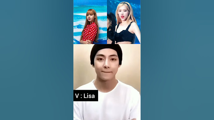 V choose Lisa to make Jk's jealous 😂 #taerose #liskook #rose #lisa #jk #btsv #bts #blackpink #vrose