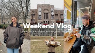 WEEKEND VLOG: Museum date, exploring Toronto, Sunday Reset!