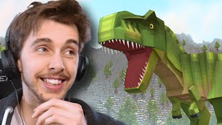 Surviving an Island Full of Dinosaurs! - Minecraft Livestream screenshot 3