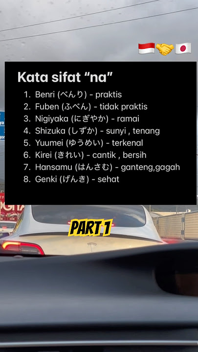 Kotoba dasar n5 sehari-hari yang sering di pakai #kotoban5 #katasifatna