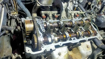 #Nissan Sunny 2005 model 1.8cc engine timing setting...