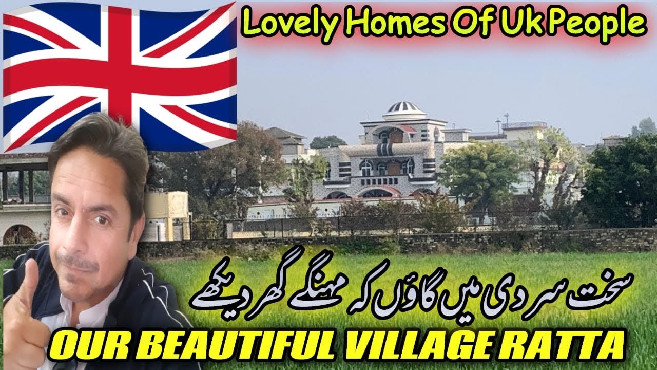 Lovely Homes Of Uk🇬🇧People | Beautiful Houses  In Winter Snow