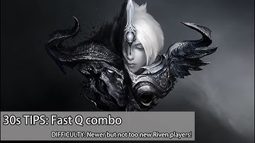 ► 30 SECONDS TIPS: Fast Q combo
