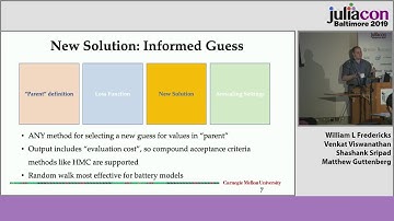 Julia for Battery Model Parameter Estimation | JuliaCon 2019