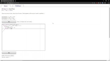 Array-2 (twoTwo) Java Tutorial || codingbat.com
