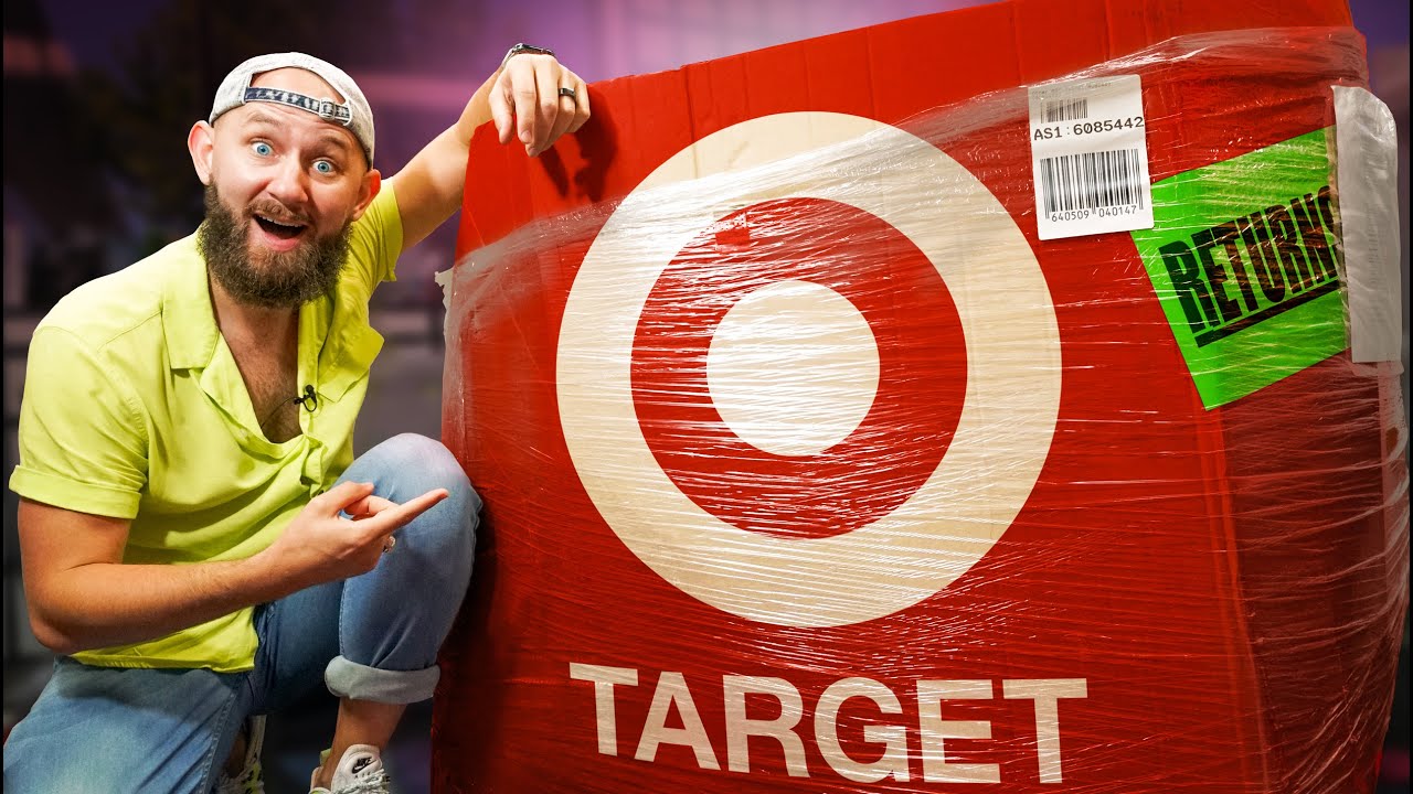 ⁣We Bought A Giant Mystery Crate of Target Returns!