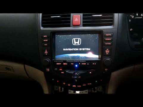 Honda Accord 2004 auto start Sat Nav display