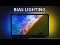 Bias lighting ambient backlighting as fast as possible