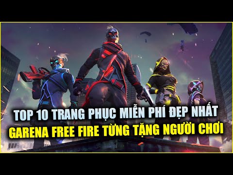 Free Fire | TOP 10 Trang Phục MIỄN PHÍ Đẹp Nhất Garena Từng Tặng Người Chơi | Rikaki Gaming