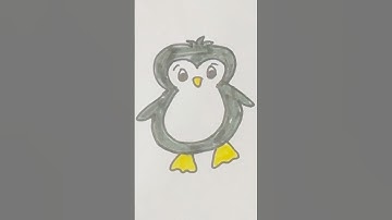 Penguin 🐧#art #tutorial #drawing #draw #yt #ytviral #shortvideo #shorts #short #video #viralvideo
