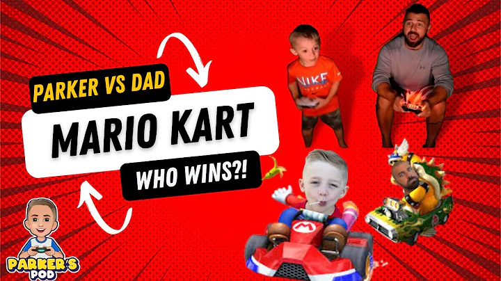 Mario Kart: Parker vs Dad -Round 1- WHO WINS?! | P...