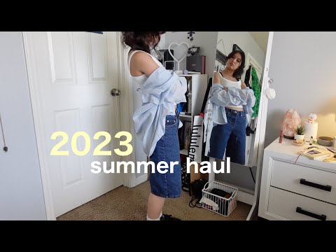 2023 SUMMER CLOTHING HAUL🍉 || jorts, tops, bathing suits, accessories + more!