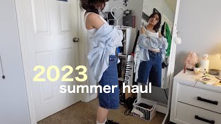 2023 Summer Clothing Haul Jorts Tops Bathing Suits Accessories More