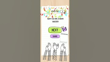 Brain Test Level 197 walkthrough