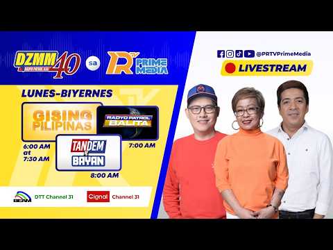 GISING PILIPINAS | TANDEM NG BAYAN | JULY 13, 2026 | DZMM sa PRTV Prime Media