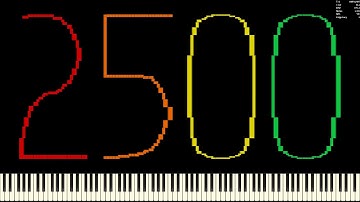 Ultralight MIDI Player. 2,500 Subscribers Nut (5,578,752 notes)