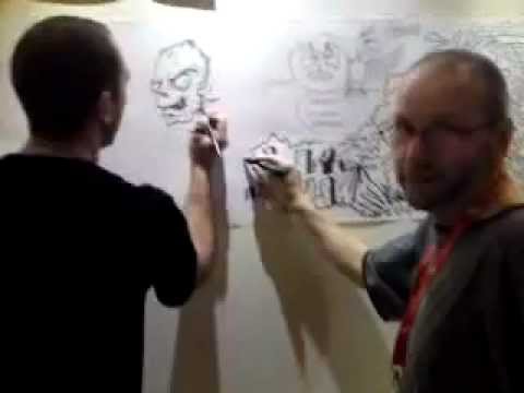 Sean Azzopardi & Jospeh Bugeja at Malta Comic Con ...