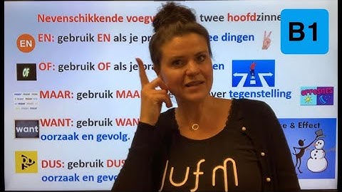 NT2 B1 Want? Of? Maar? En? Dus? 😱Voegwoorden! Wat zijn de regels? #conjunction #learndutch