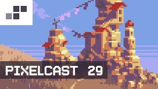 Pixel Art Timelapse | Limestone Castle - Pixelcast 29
