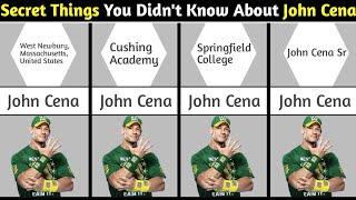 Secret Things You Didnt Know About John Cena @WWE