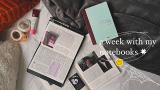 a week with my notebooks | hobonichi avec chapter 2: electric boogaloo (ep. 4) ✸